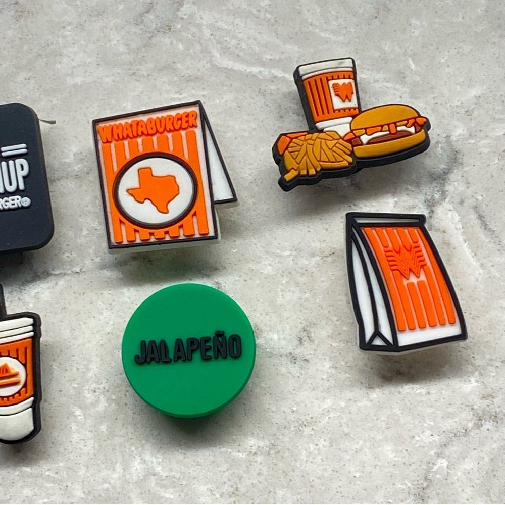 Croc Charms Whataburger Set of 6 - Picture 3 of 3